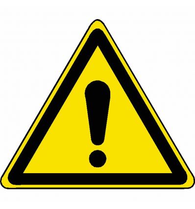 Pictogramme Attention danger - W001