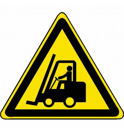 Pictogramme Danger chariot élévateur - W014