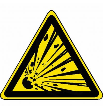 Pictogramme Danger explosif - W002