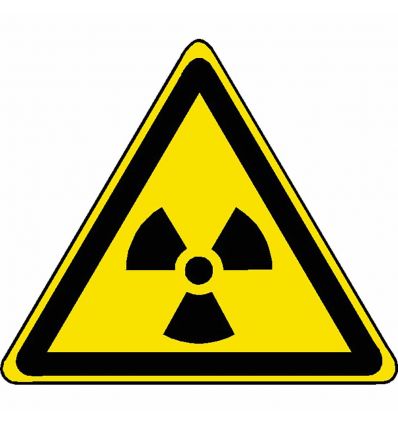 Pictogramme Danger radioactivité - W003