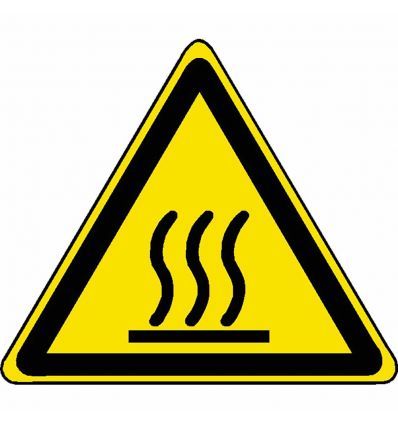 Pictogramme Danger surface chaude - W017