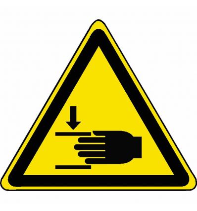 Pictogramme Écrasement main - W024