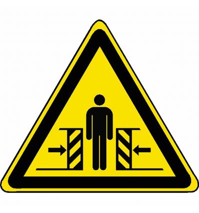 Pictogramme Écrasement - W019