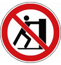 Pictogramme Ne pas pousser - P017