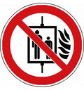Pictogramme Ne pas prendre l'ascenseur - P020