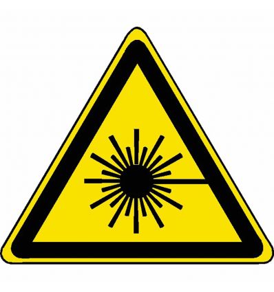Pictogramme Rayonnement laser - W004
