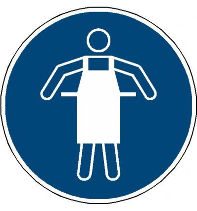 Pictogramme Tablier de protection obligatoire - M026