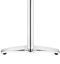 Pied de table bistrot rectangulaire en aluminium usage extérieur