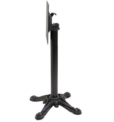 Pied de table de bar en fonte rabattable