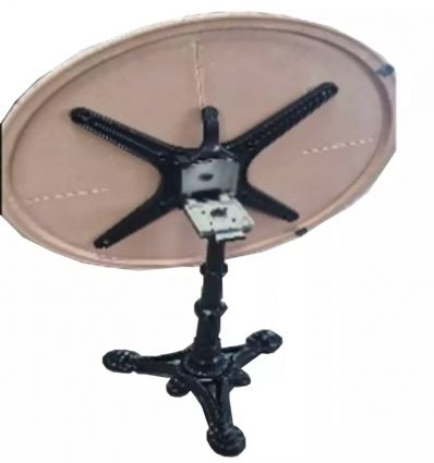 Pied de table de bar en fonte rabattable