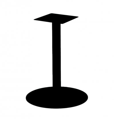 Pied de table en fonte rond
