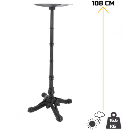 Pied de table mange debout en fonte