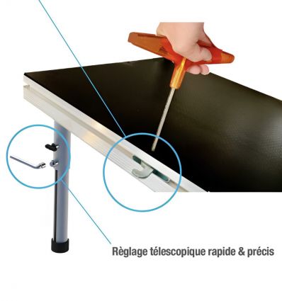 Pieds pour praticable de scene Quick Lock