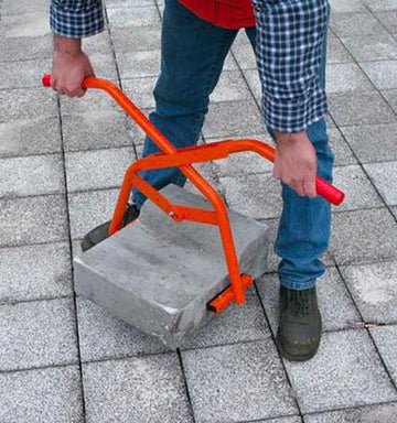 Pince à bordure manuelle fixe transversale