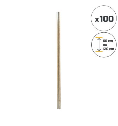 Piquet métal 8 mm pour arroseur rotatif (Lot de 100)