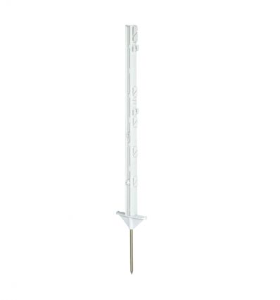 Piquet plastique pour cloture avec passe-fils (lot de 10)