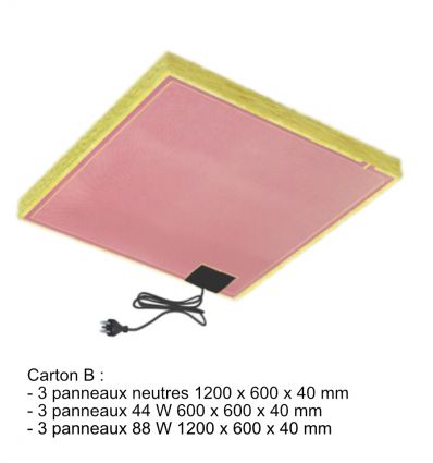 Plafond chauffant rayonnant en kit