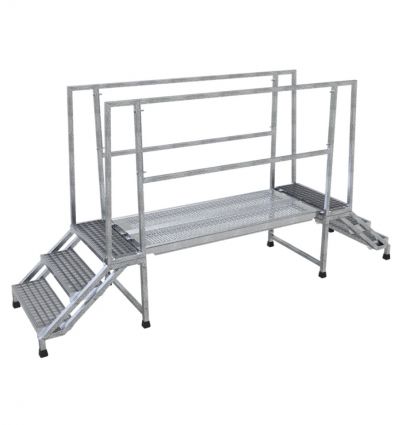 Planche acier galvanisé pour échafaudage