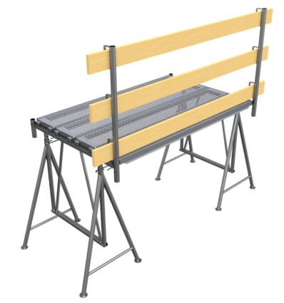 Planche acier galvanisé pour échafaudage