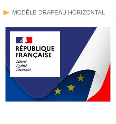 Plaque de façade république française