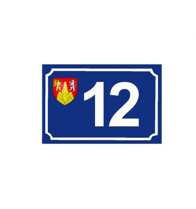 Plaque de Numéro de Rue en Plexiglass
