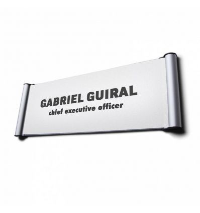 Plaque de porte pour bureau