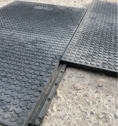 Plaque de roulage installation rapide