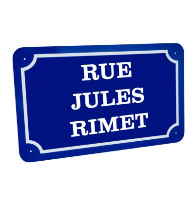 Plaque de rue en aluminium