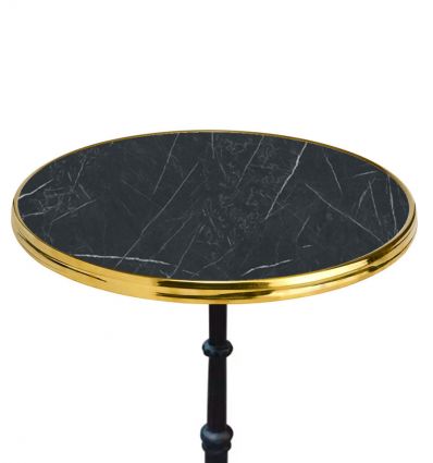 Plateau de table bistrot effet marbre