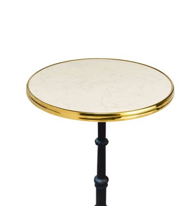 Plateau de table bistrot effet marbre