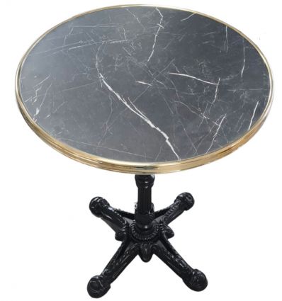 Plateau de table bistrot effet marbre