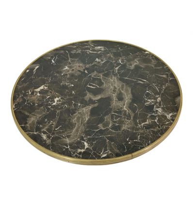Plateau de table bistrot effet marbre