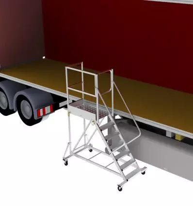 Plateforme accès latéral camion