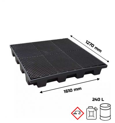 Plateforme de Rétention Plastique PEHD