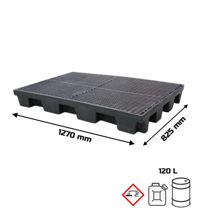 Plateforme de Rétention Plastique PEHD