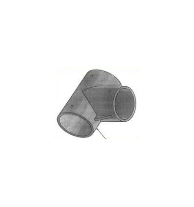 Platine d'assemblage pour poteaux ronds