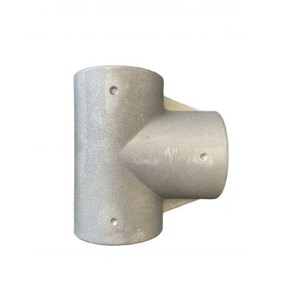 Platine d'assemblage pour poteaux ronds