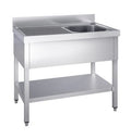 Plonge Inox 1 Bac avec égouttoir