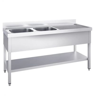 Plonge Inox 2 Bacs