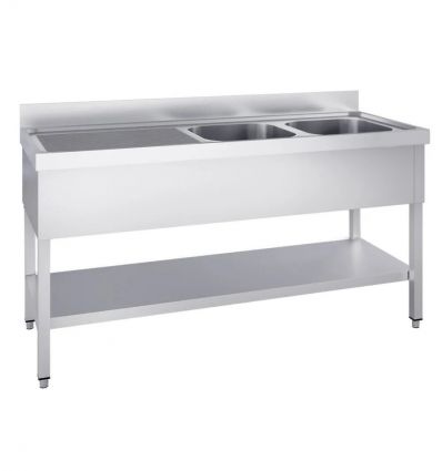 Plonge Inox 2 Bacs