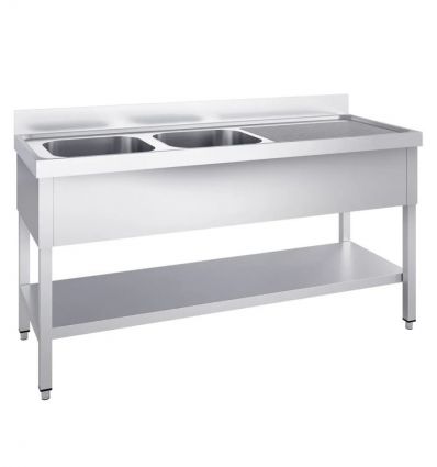 Plonge Inox 2 Bacs