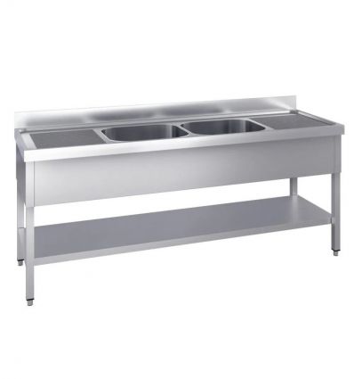 Plonge Inox 2 Bacs
