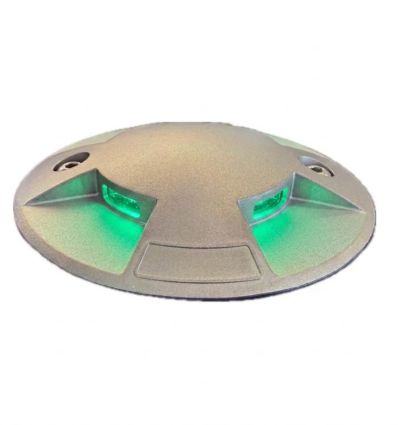 Plot Lumineux Parking LED Rond Quadri-directionnel