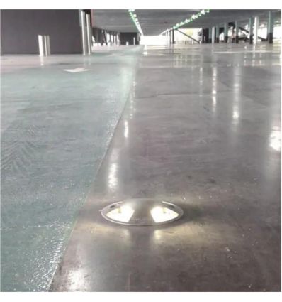 Plot Lumineux Parking LED Rond Quadri-directionnel