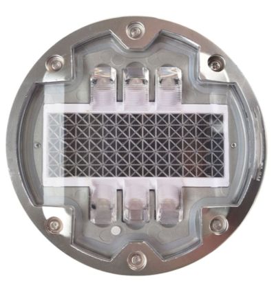Plot routier solaire LED encastré 50 tonnes