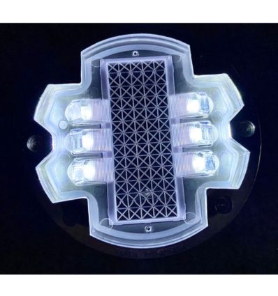 Plot routier solaire LED encastré 50 tonnes
