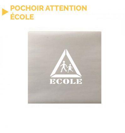 Pochoir attention école