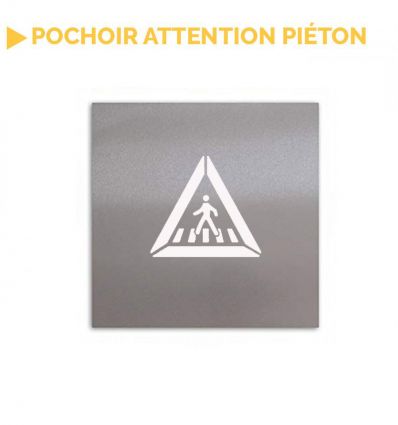 Pochoir Attention passage piéton