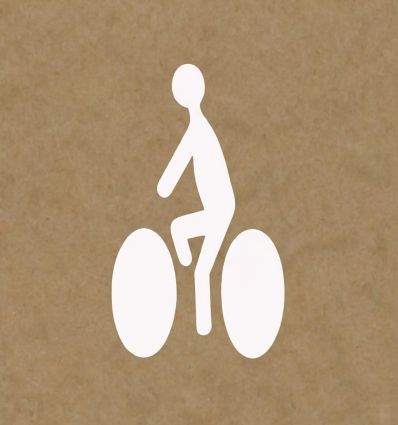 Pochoir cycliste