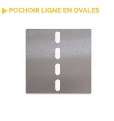 Pochoir de traits arrondis